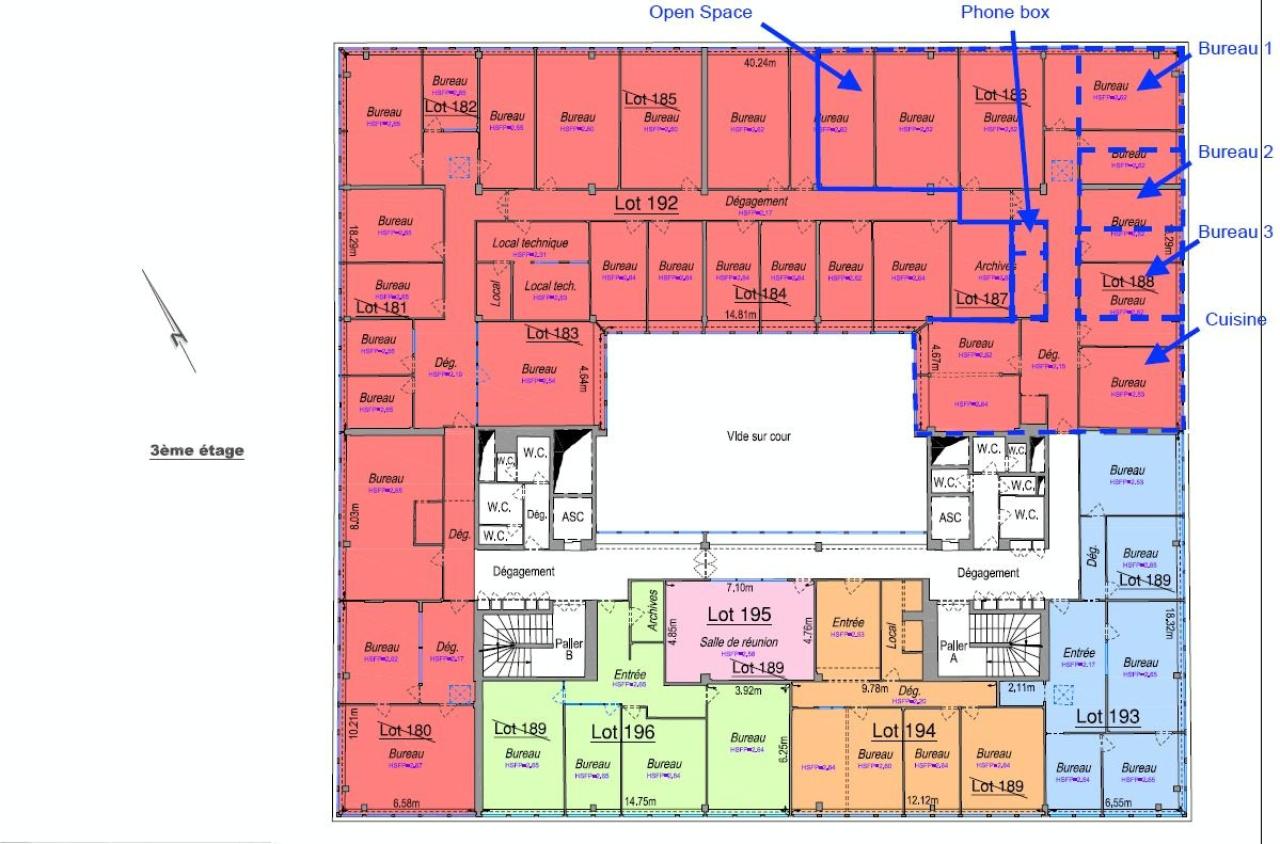 Bureau Bordeaux 657m² Location bureau Bordeaux Gironde OLBUR2532135 1